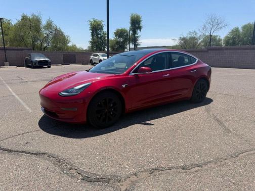 Red Multi-Coat 2018 Tesla Model 3 Long Range