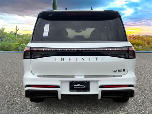 Radiant White/Black Obsidian 2026 INFINITI QX80 AUTOGRAPH AWD