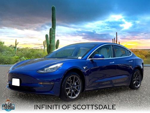 Deep Blue 2019 Tesla Model 3 Long Range