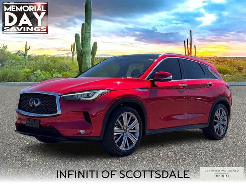 Dynamic Sunstone Red 2021 INFINITI QX50 SENSORY