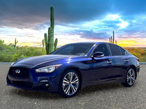 Grand Blue 2023 INFINITI Q50 3.0t SENSORY