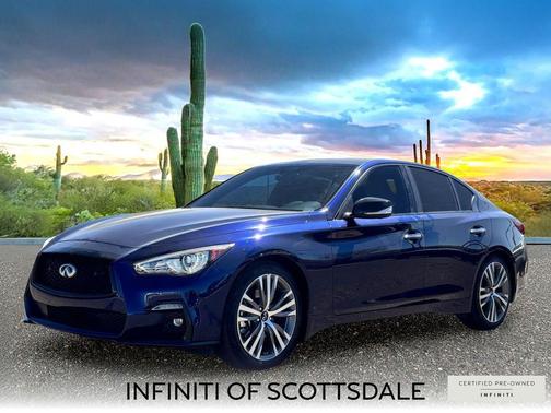 Grand Blue 2023 INFINITI Q50 3.0t SENSORY