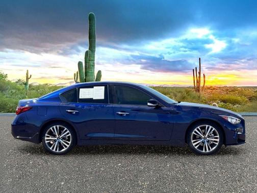 Grand Blue 2023 INFINITI Q50 3.0t SENSORY