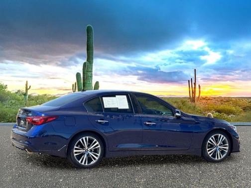 Grand Blue 2023 INFINITI Q50 3.0t SENSORY