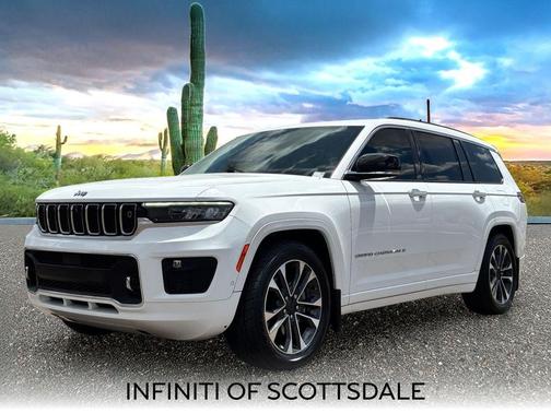 Bright White Clearcoat 2021 Jeep Grand Cherokee L Overland