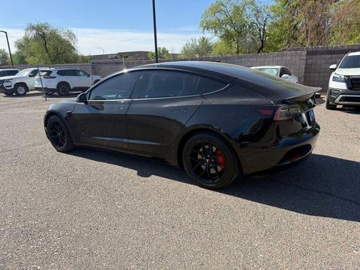 Solid Black 2022 Tesla Model 3 Performance