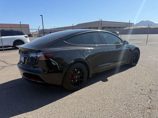 Solid Black 2022 Tesla Model 3 Performance
