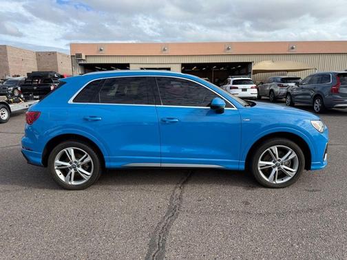 Turbo Blue 2020 Audi Q3 45 S line Premium Plus