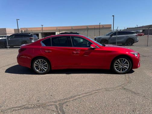 Dynamic Sunstone Red 2023 INFINITI Q50 3.0t LUXE