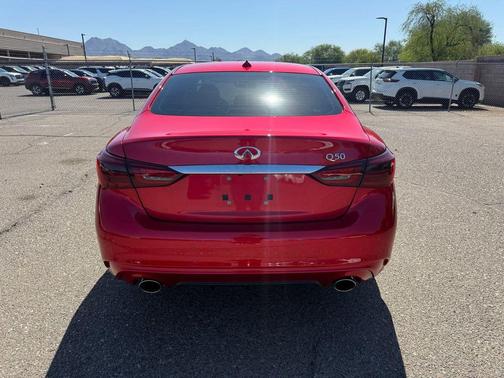 Dynamic Sunstone Red 2023 INFINITI Q50 3.0t LUXE