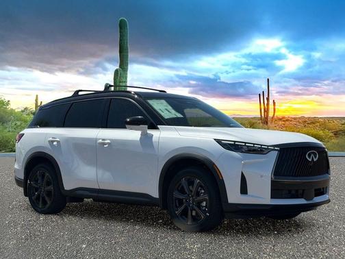 Radiant White/Black Obsidian 2027 INFINITI QX60 AUTOGRAPH