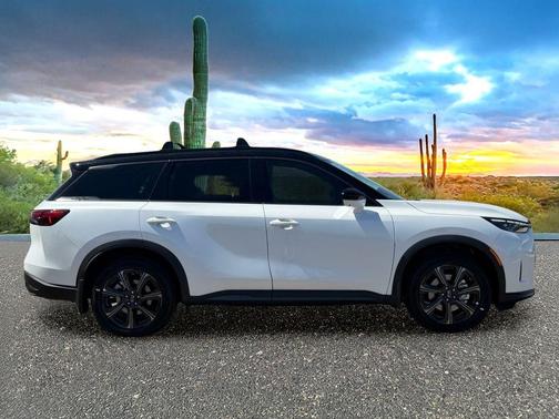Radiant White/Black Obsidian 2027 INFINITI QX60 AUTOGRAPH