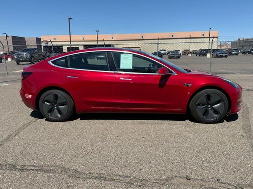 Red Multi-Coat 2018 Tesla Model 3 Long Range