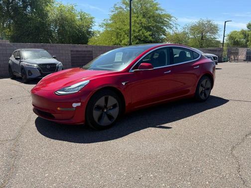 Red Multi-Coat 2018 Tesla Model 3 Long Range