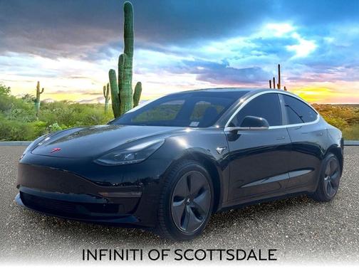 Solid Black 2019 Tesla Model 3 Long Range
