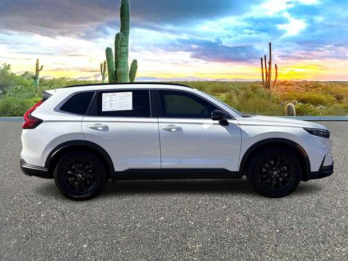 Platinum White Pearl 2024 Honda CR-V Hybrid Sport FWD
