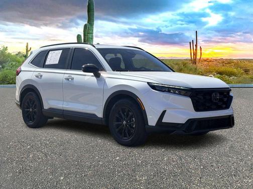 Platinum White Pearl 2024 Honda CR-V Hybrid Sport FWD