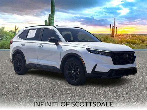 Platinum White Pearl 2024 Honda CR-V Hybrid Sport FWD