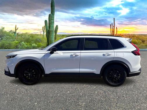 Platinum White Pearl 2024 Honda CR-V Hybrid Sport FWD