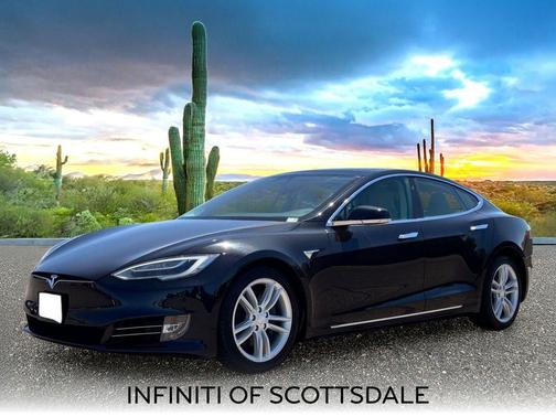 Solid Black 2016 Tesla Model S 75D
