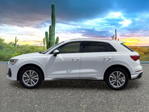 Arkona White 2025 Audi Q3 45 S line Premium Plus