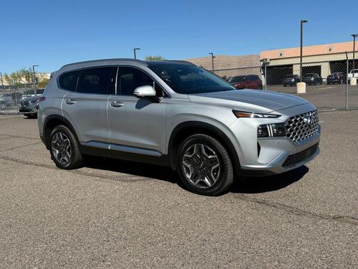 Shimmering Silver 2021 Hyundai SANTA FE Limited