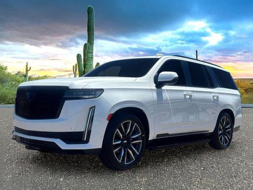 Crystal White Tricoat 2023 Cadillac Escalade Premium Luxury