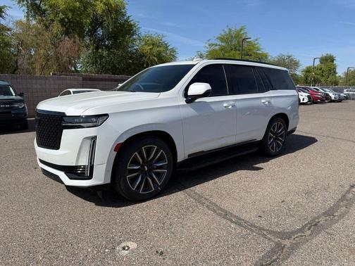 Crystal White Tricoat 2023 Cadillac Escalade Premium Luxury