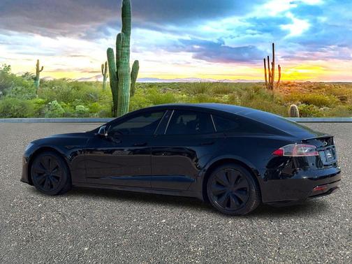 Solid Black 2021 Tesla Model S Plaid