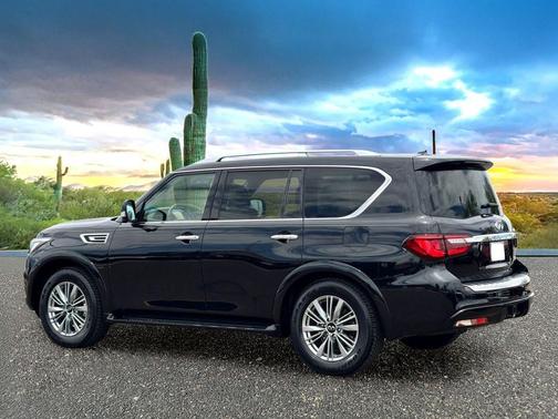 Mineral Black 2021 INFINITI QX80 Luxe