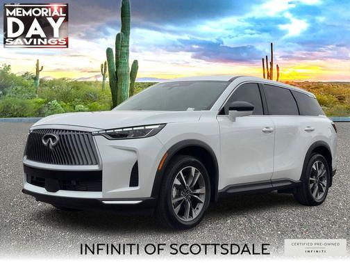 Radiant White 2026 INFINITI QX60 PURE FWD
