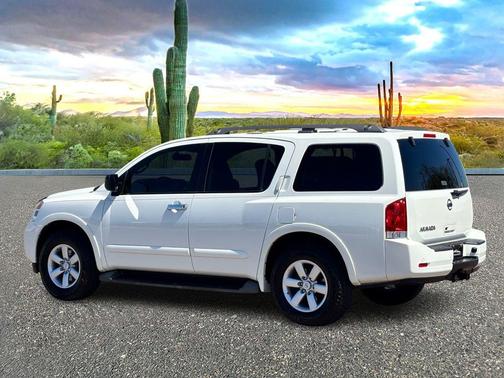 Pearl White 2014 Nissan Armada SV