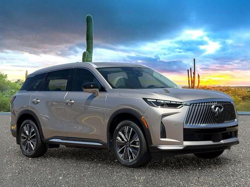 Warm Titanium 2026 INFINITI QX60 LUXE FWD