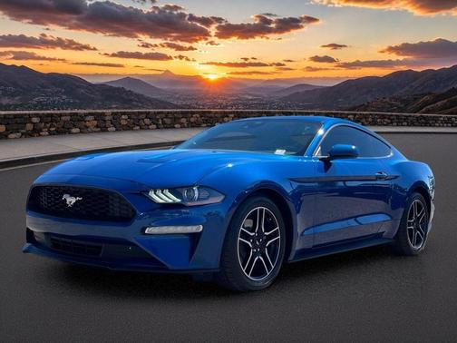 Atlas Blue Metallic 2022 Ford Mustang EcoBoost Premium