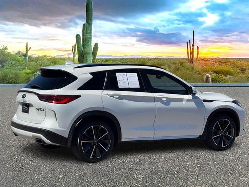 Radiant White 2023 INFINITI QX50 SPORT