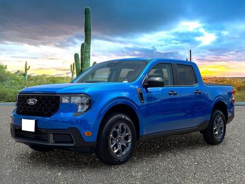 Blue 2026 Ford Maverick XLT