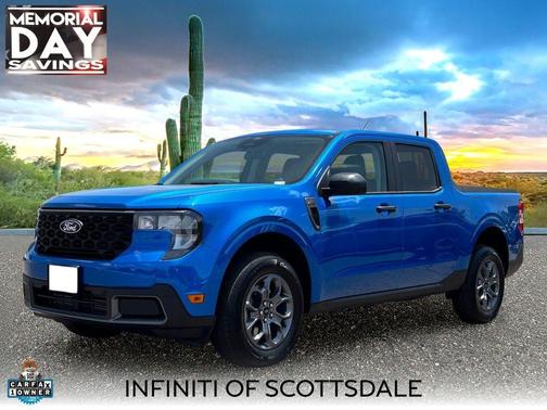 Blue 2026 Ford Maverick XLT