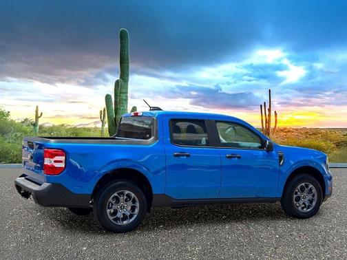 Blue 2026 Ford Maverick XLT