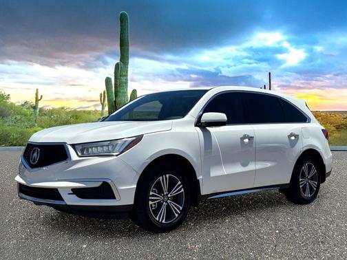 White Diamond Pearl 2018 Acura MDX 3.5L