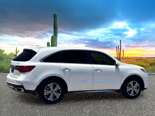 White Diamond Pearl 2018 Acura MDX 3.5L