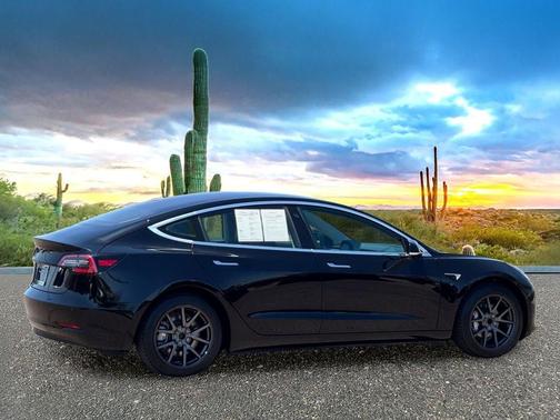 Solid Black 2018 Tesla Model 3 Long Range