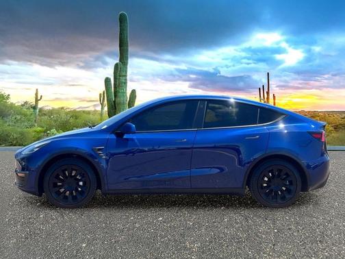 Deep Blue 2021 Tesla Model Y Long Range Dual Motor All-Wheel Drive