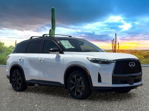 Radiant White/Black Obsidian 2027 INFINITI QX60 AUTOGRAPH
