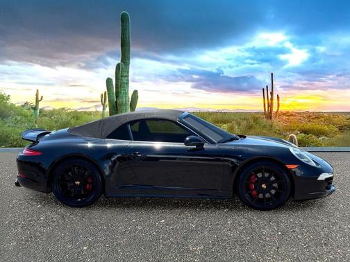 Black 2014 Porsche 911 Carrera 4S Cabriolet