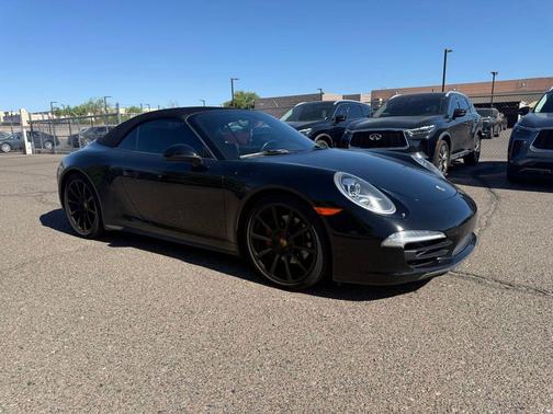 Black 2014 Porsche 911 Carrera 4S Cabriolet