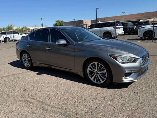 Graphite Shadow 2023 INFINITI Q50 3.0t LUXE