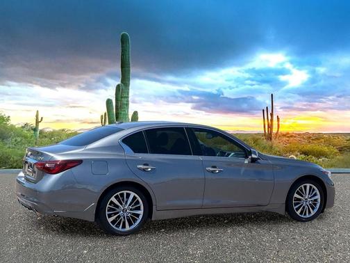 Graphite Shadow 2023 INFINITI Q50 3.0t LUXE