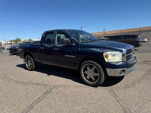 Patriot Blue Pearl 2007 Dodge Ram 1500 SLT Quad Cab