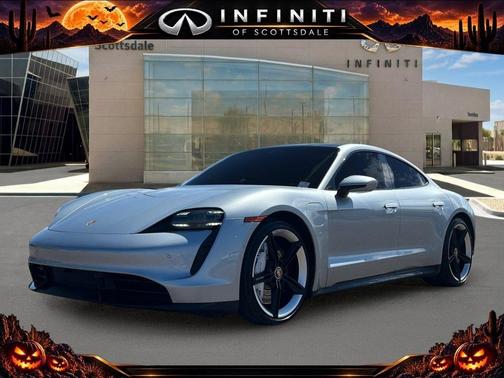 Dolomite Silver Metallic 2020 Porsche Taycan Turbo