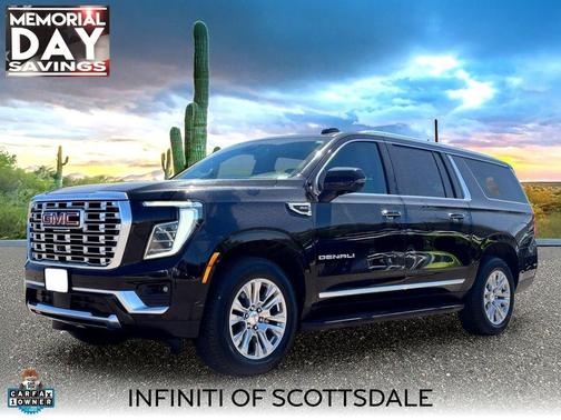 Onyx Black 2025 GMC Yukon XL Denali